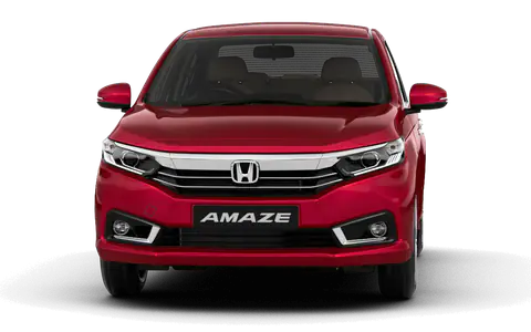 Amaze 2nd Gen in Radiant Red Metallic, front view