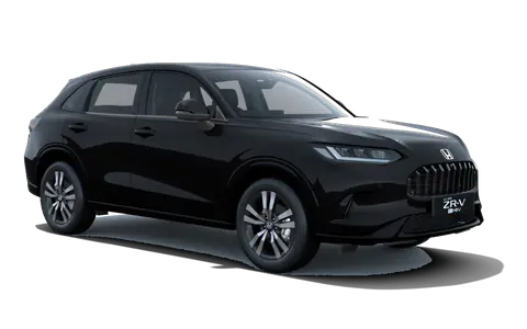ZR-V in Crystal Black Pearl, front three-quarter view