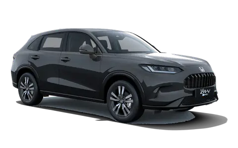 ZR-V in Meteoroid Grey Metallic, front three-quarter view