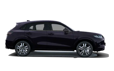 ZR-V in Twilight Mist Black Pearl, side profile view
