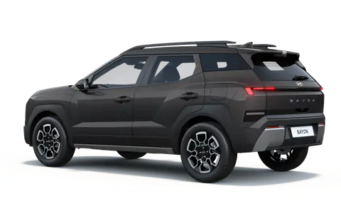Bayon in Ecotronic Grey, rear three-quarter view