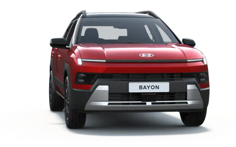 Bayon in Fiery Red with Titanium Black Roof, front view