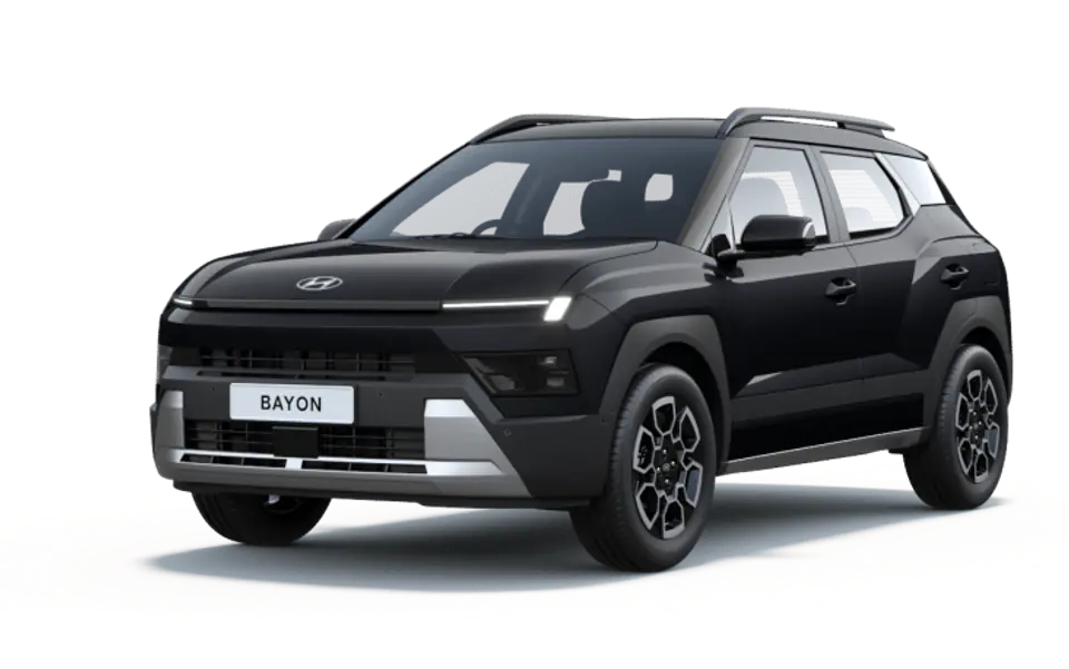 Bayon in Titanium Black, front three-quarter view