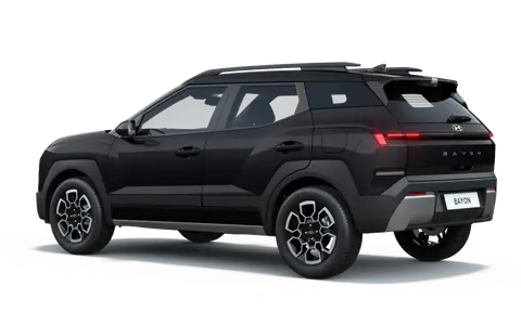 Bayon in Titanium Black, rear three-quarter view