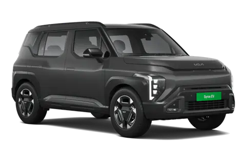 Syros EV in Gravity Grey, front three-quarter view