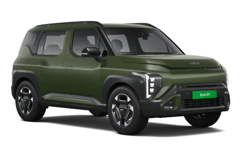 Syros EV in Pewter Olive, front three-quarter view