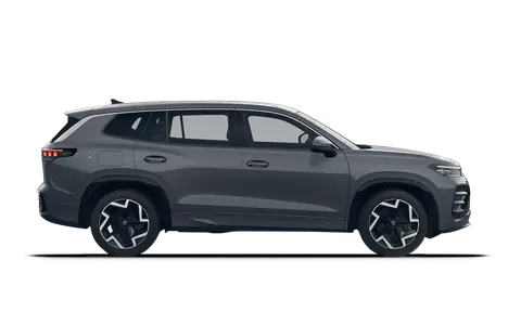Tayron in Dolphin Grey Metallic, side profile view