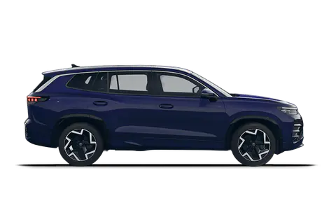 Tayron in Ultraviolet Metallic, side profile view