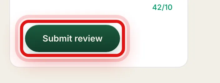 The Submit review button