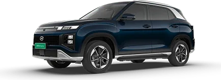 Hyundai Creta EV SUV, front three-quarter view