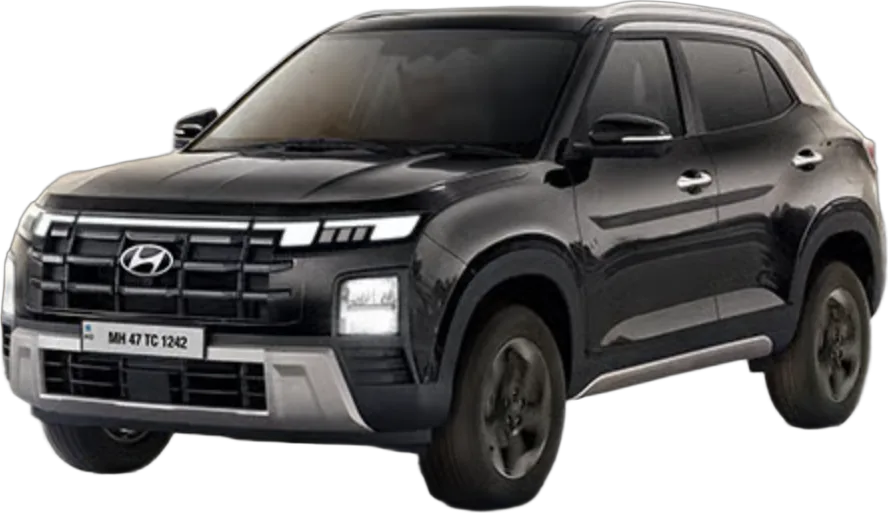 Hyundai Creta SUV, front three-quarter view