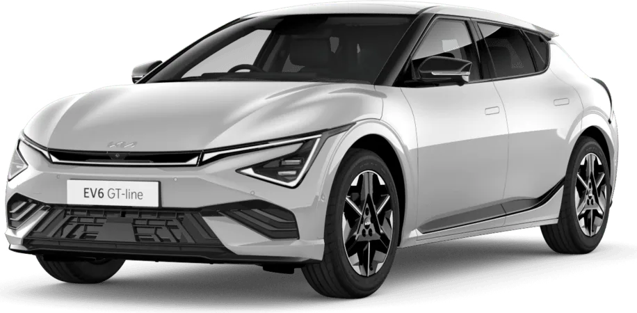 Kia EV6 SUV, front three-quarter view