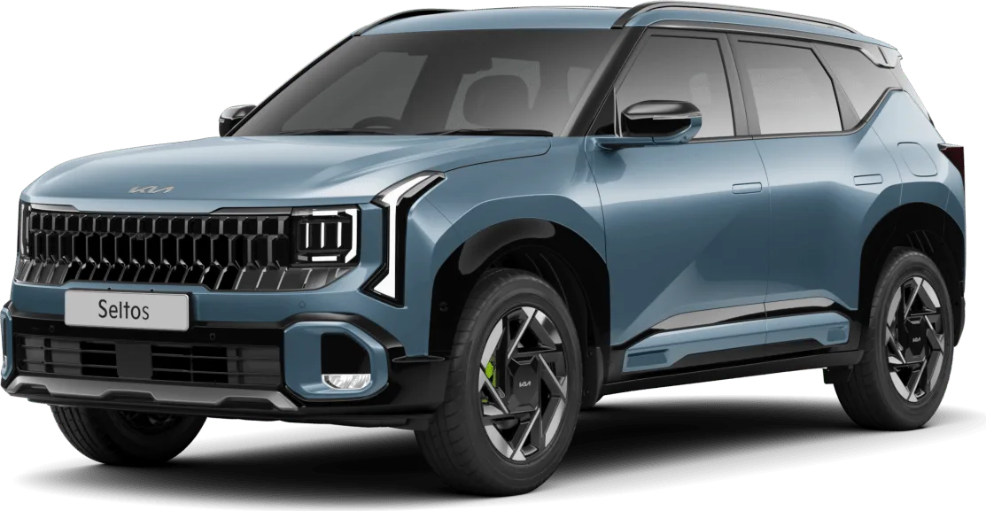 Kia Seltos SUV, front three-quarter view