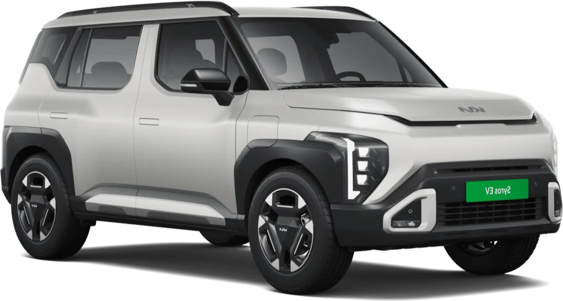 Kia Syros EV SUV, front three-quarter view
