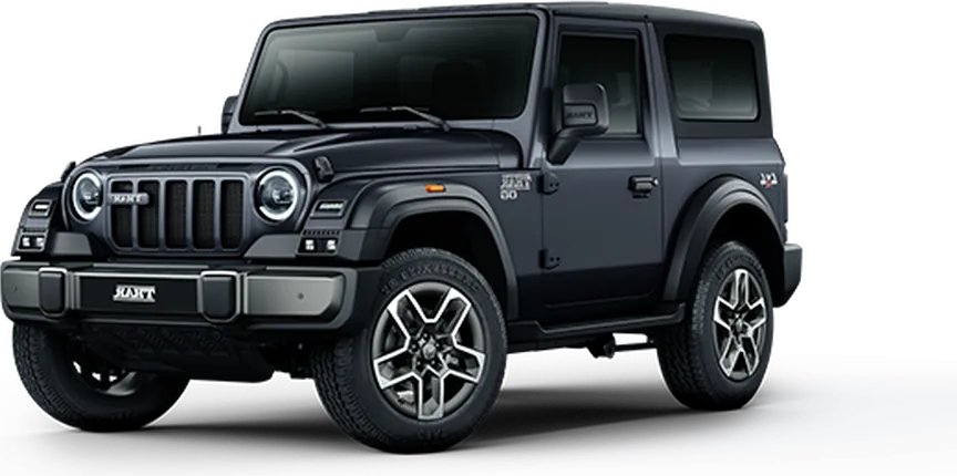 Mahindra Thar OG SUV, front three-quarter view