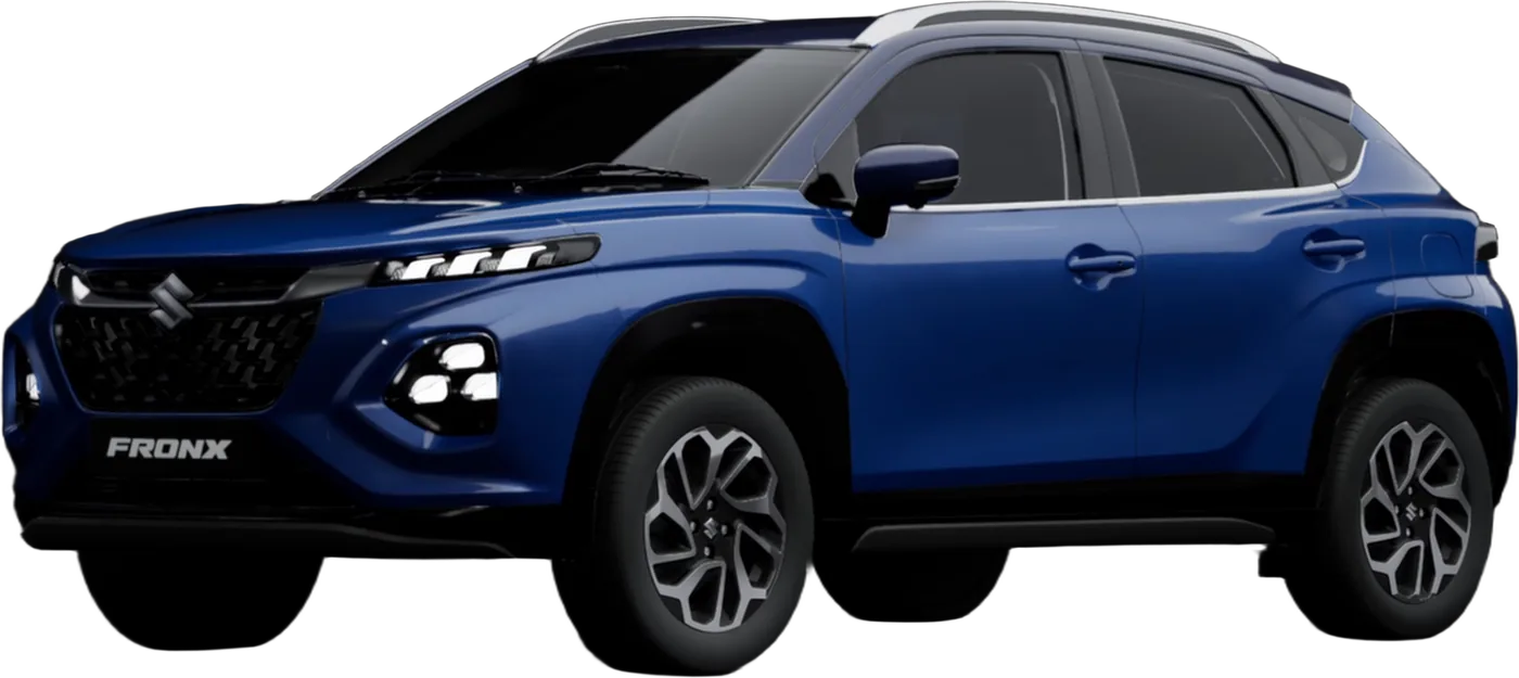 Maruti Suzuki Fronx SUV, front three-quarter view