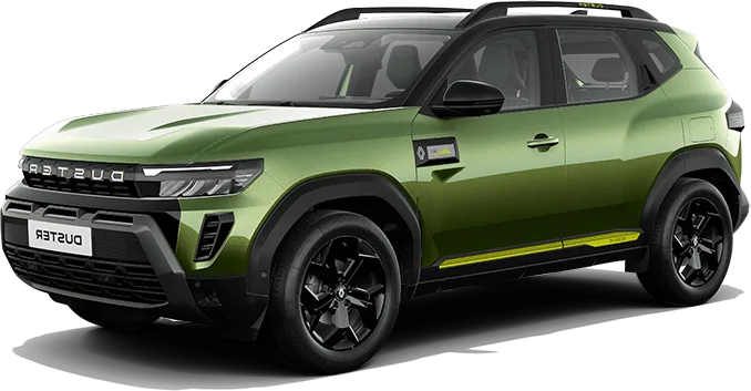 Renault Duster SUV, front three-quarter view