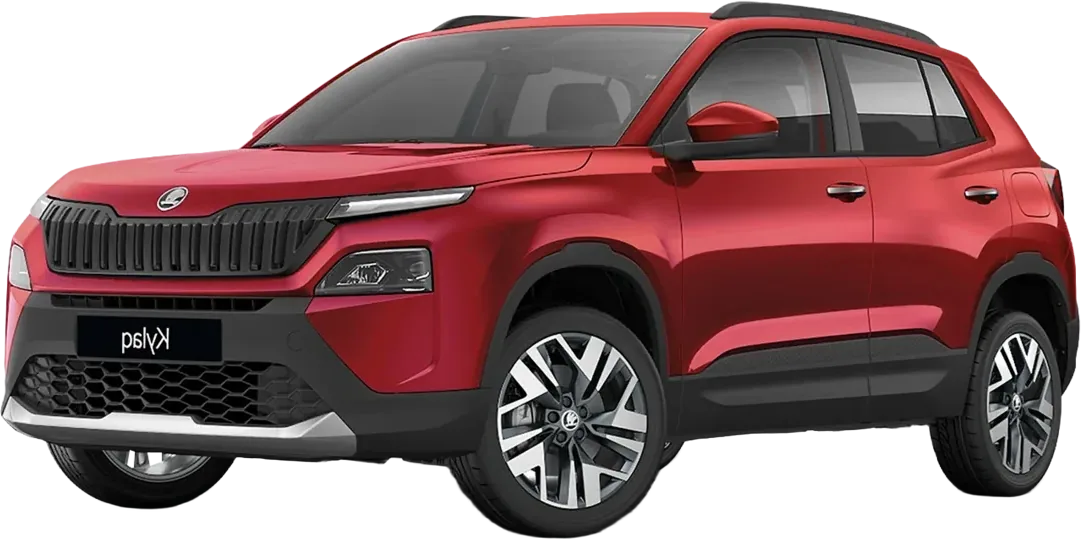 Skoda Kylaq SUV, front three-quarter view
