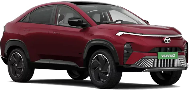 Tata Curvv EV SUV, front three-quarter view