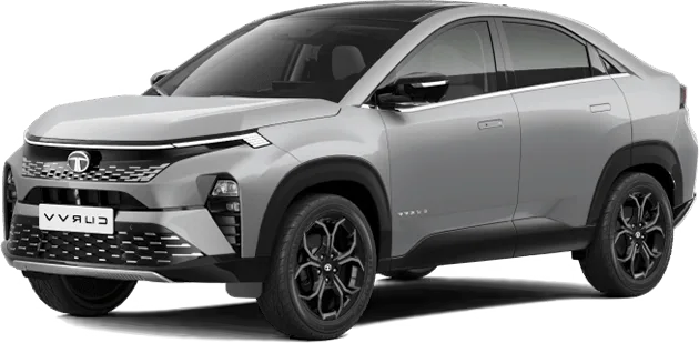 Tata Curvv SUV, front three-quarter view