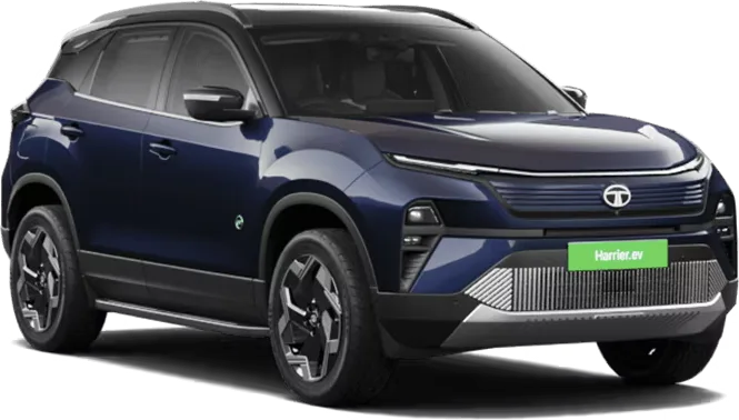 Tata Harrier EV SUV, front three-quarter view