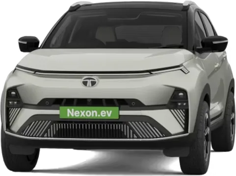 Tata Nexon EV SUV, front three-quarter view