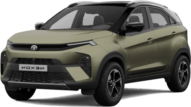 Tata Nexon SUV, front three-quarter view