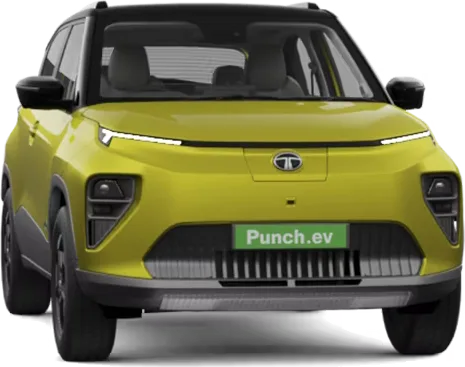 Tata Punch EV SUV, front three-quarter view