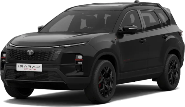 Tata Safari SUV, front three-quarter view