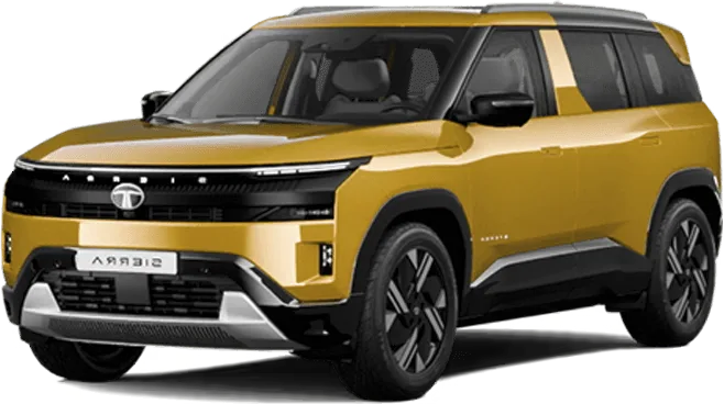 Tata Sierra SUV, front three-quarter view