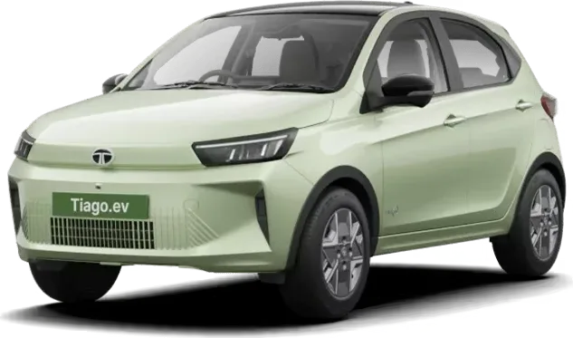Tata Tiago EV Hatchback, front three-quarter view