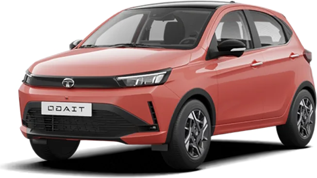 Tata Tiago Hatchback, front three-quarter view