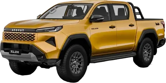 Toyota Hilux Pickup, front three-quarter view