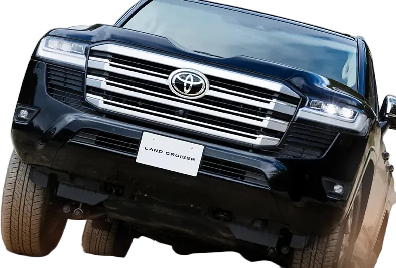 Toyota Land Cruiser 300 SUV, front three-quarter view