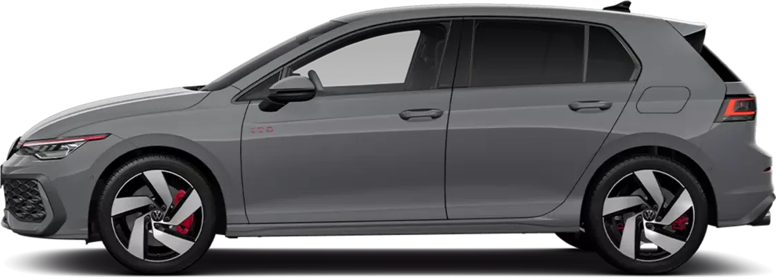 Volkswagen Golf GTI Hatchback, front three-quarter view